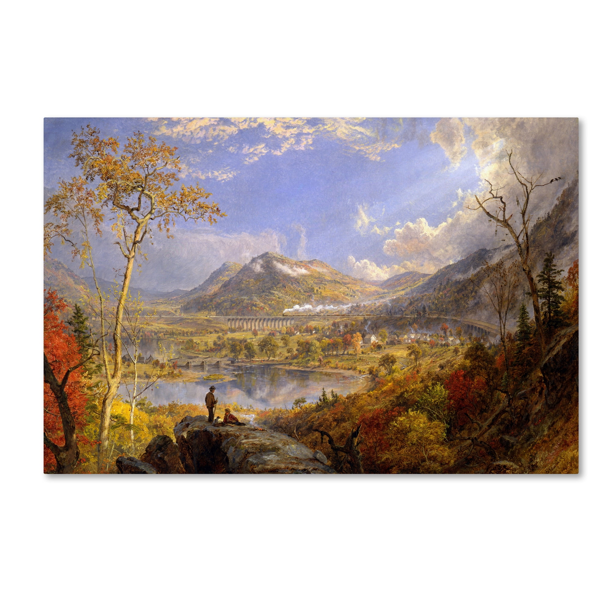 Trademark Fine Art 'Starrucca Viaduct Pennsylvania' Canvas Art by Cropsey