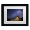 thumbnail image 1 of Trademark Fine Art "Starry Night in Arizona III" Canvas Art by Moises Levy White Matte, Black Frame, 1 of 4