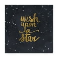 thumbnail image 1 of Trademark Fine Art 'Starry Words Gold - Wish Upon A Star' Canvas Art by Sara Zieve Miller, 1 of 3