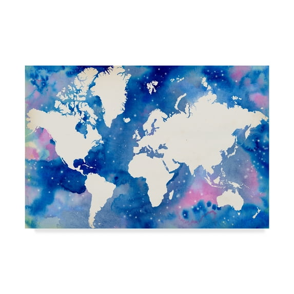 Trademark Fine Art 'Starry World' Canvas Art by Grace Popp