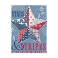 thumbnail image 1 of Trademark Fine Art 'Stars and Stripes Star Dark' Canvas Art by Beth Grove, 1 of 3