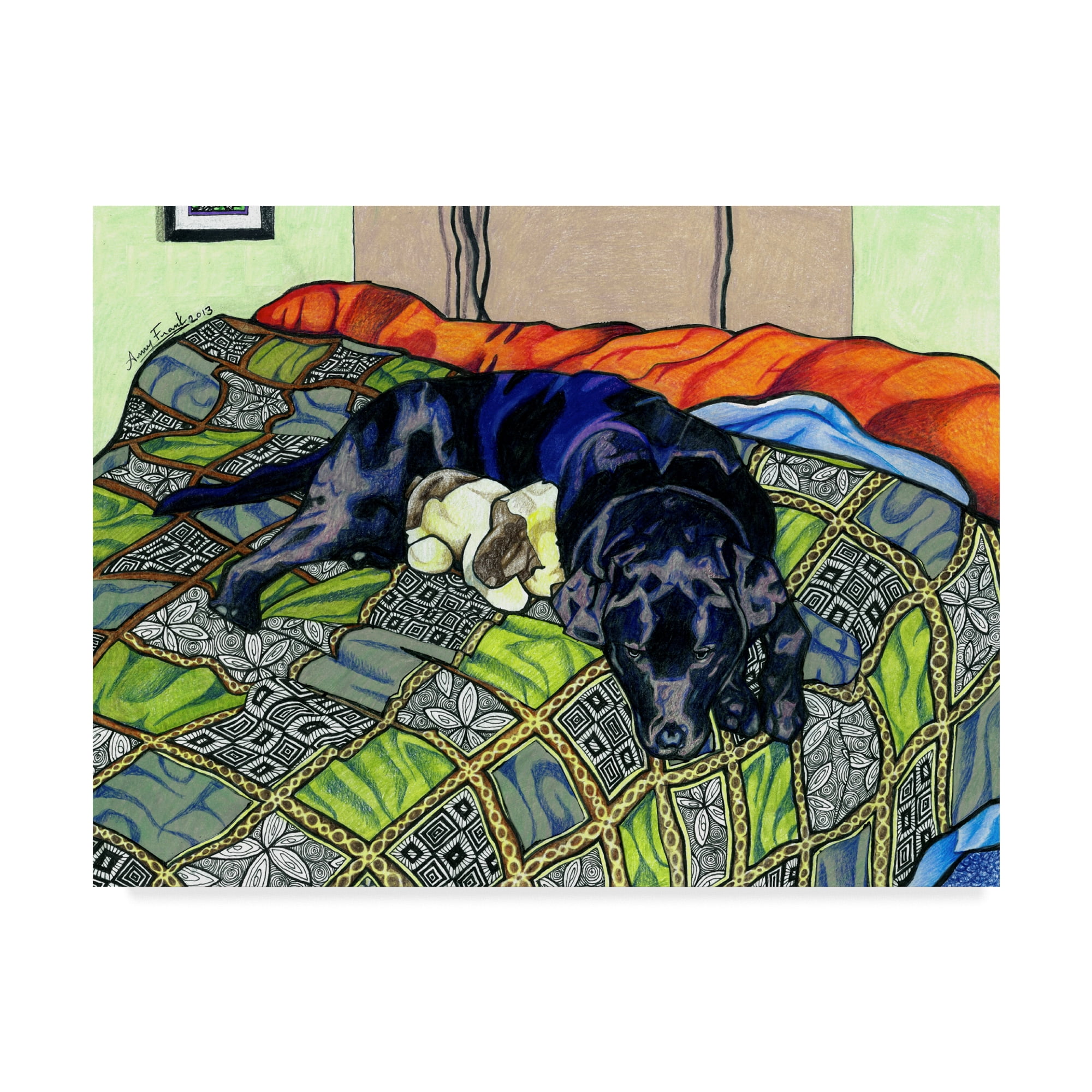 Trademark Fine Art 'Starsky' Canvas Art by Amy Frank