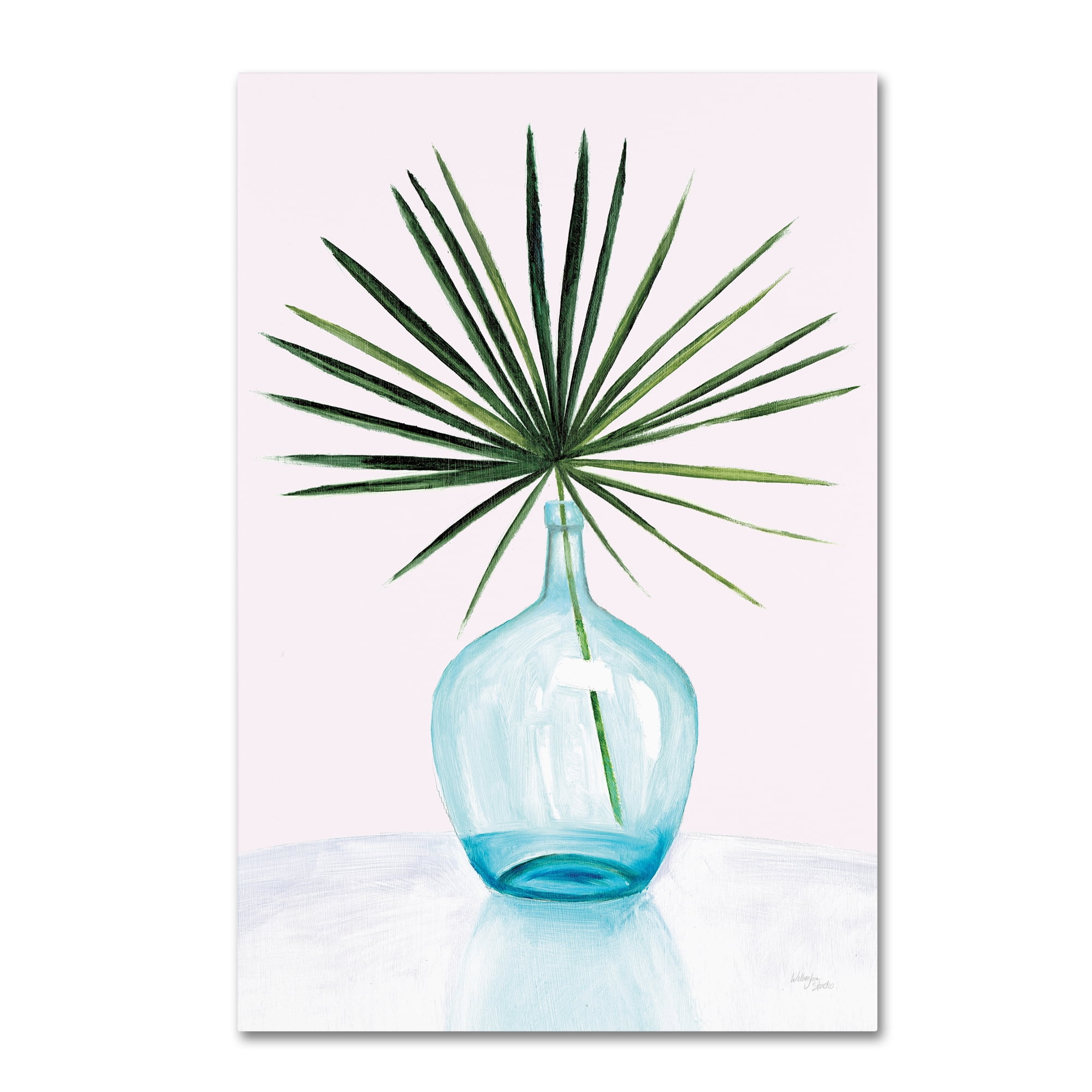 Trademark Fine Art 'Statement Palms I' Canvas Art by Wellington Studio