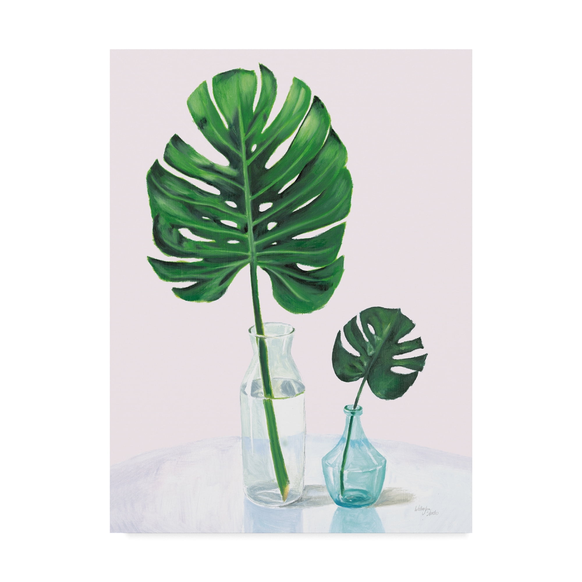 Trademark Fine Art 'Statement Palms II v2' Canvas Art by Wellington Studio