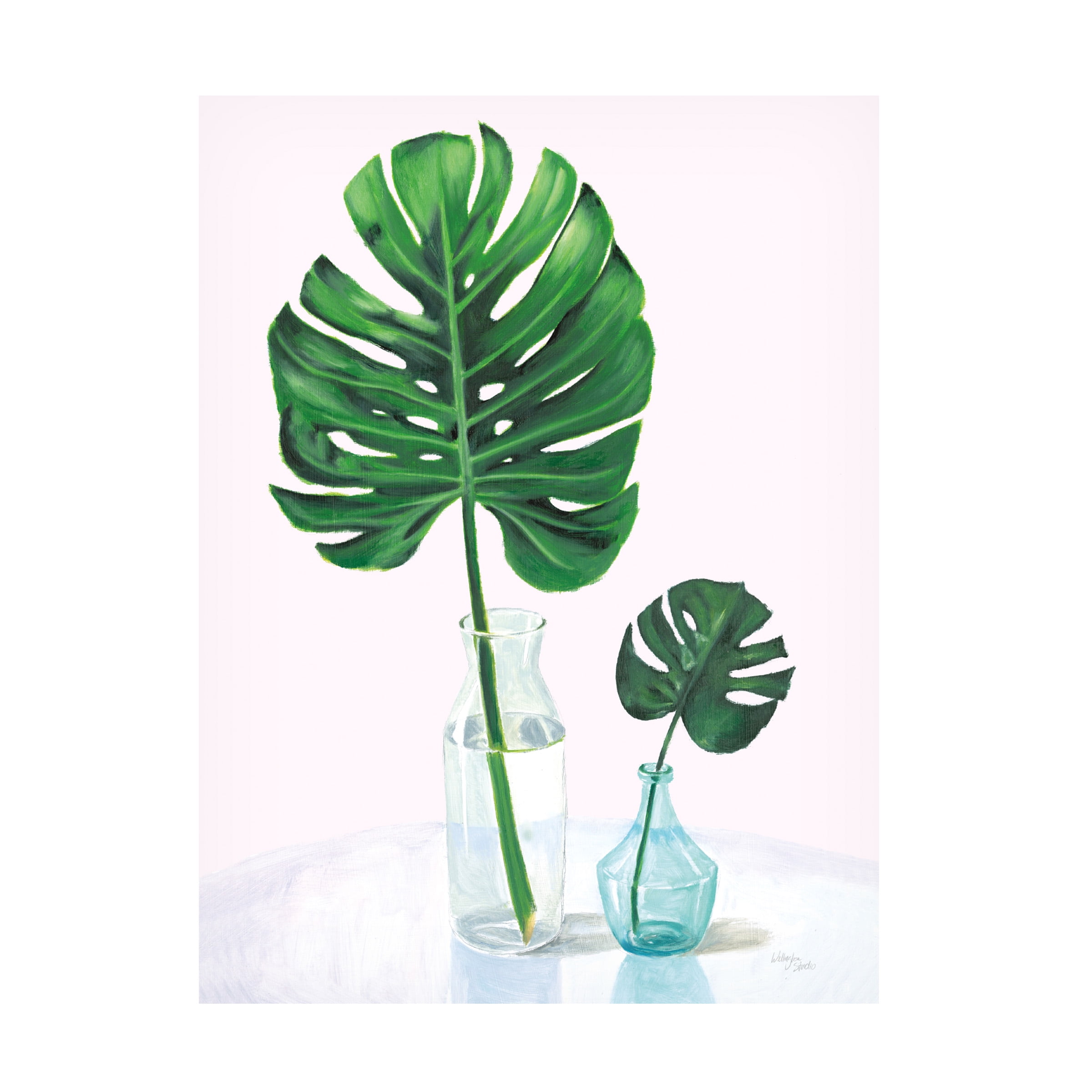 Trademark Fine Art 'Statement Palms II v2' Canvas Art by Wellington Studio