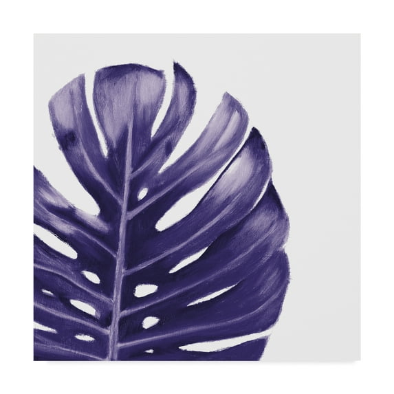 Trademark Fine Art 'Statement Palms IV Indigo' Canvas Art by Wellington Studio