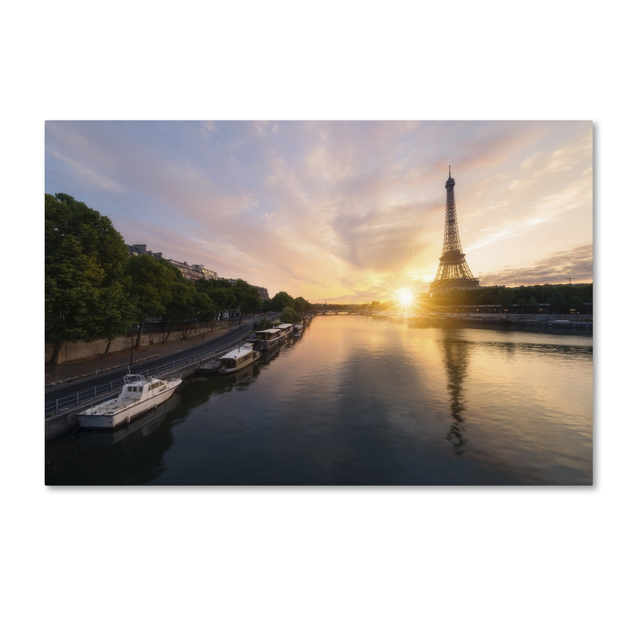 Mathieu Rivrin 'Stay Up Paris' Canvas Art 16 x 24
