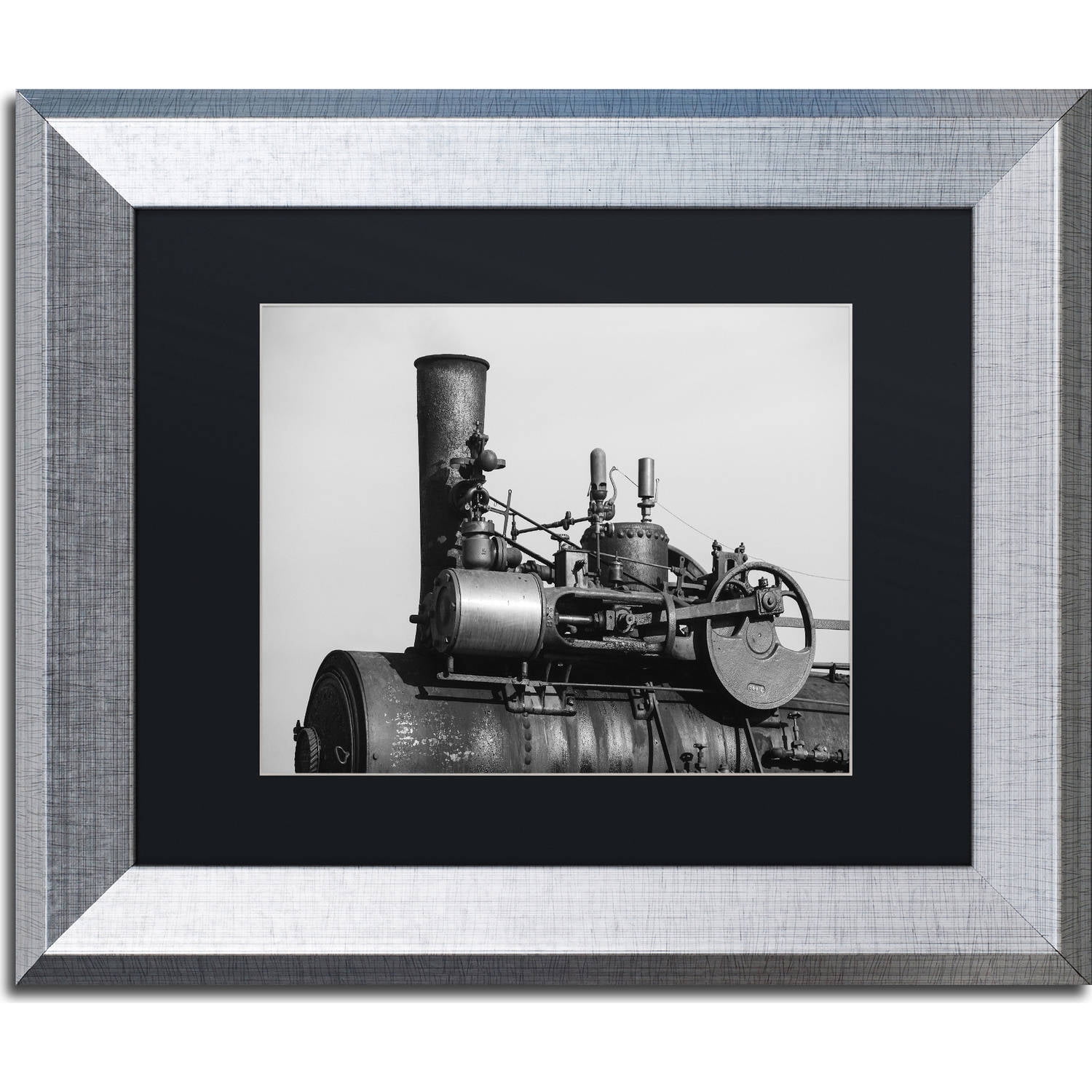 Trademark Fine Art Steam Engine Canvas Art By Jason Shaffer Black