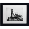 thumbnail image 1 of Trademark Fine Art "Steam Engine" Canvas Art by Jason Shaffer, White Matte, Black Frame, 1 of 1