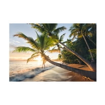 Trademark Fine Art Stefan Hefele Paradise Shore Canvas Wall Art