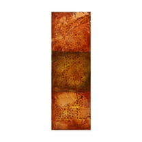 Trademark Fine Art 'Stencils Over Red Tones 4' Canvas Art by Pablo Esteban