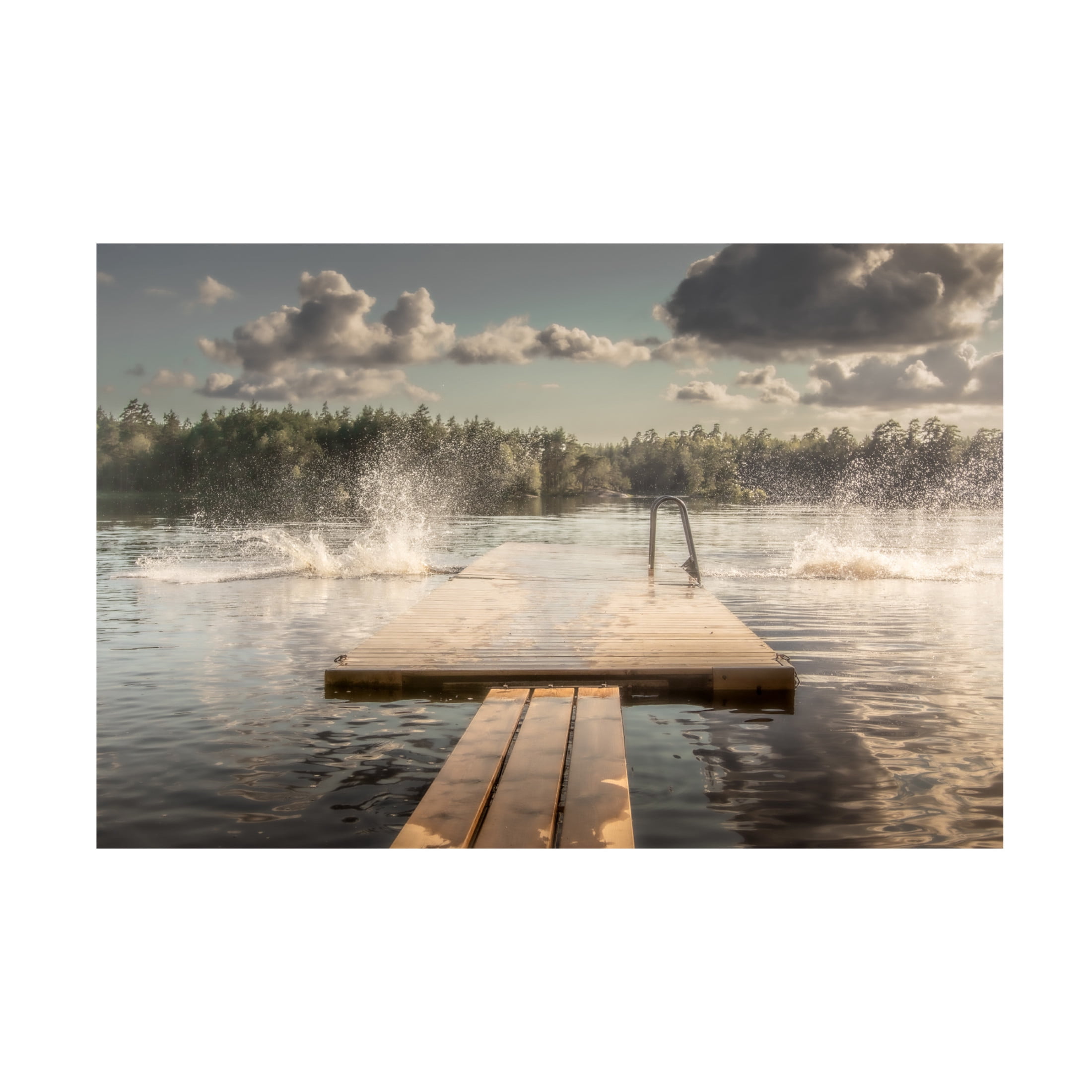 Trademark Fine Art Stephanie Kleimann The Diving Board Canvas Wall Art