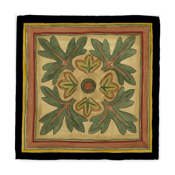 Trademark Fine Art Still Life Canvas Art ' Art Sand Crafts Leaves Iv ' by Jennifer Goldberger