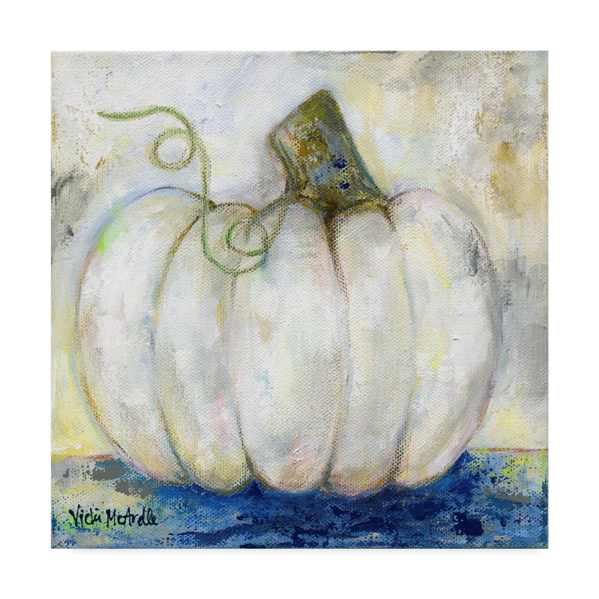 Trademark Fine Art Still Life Canvas Art ' Pumpkin 3 ' by Vicki Mcardle Art