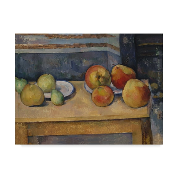 Trademark Fine Art 'Still Life with Apples and Pears' Canvas Art by Paul Cezanne