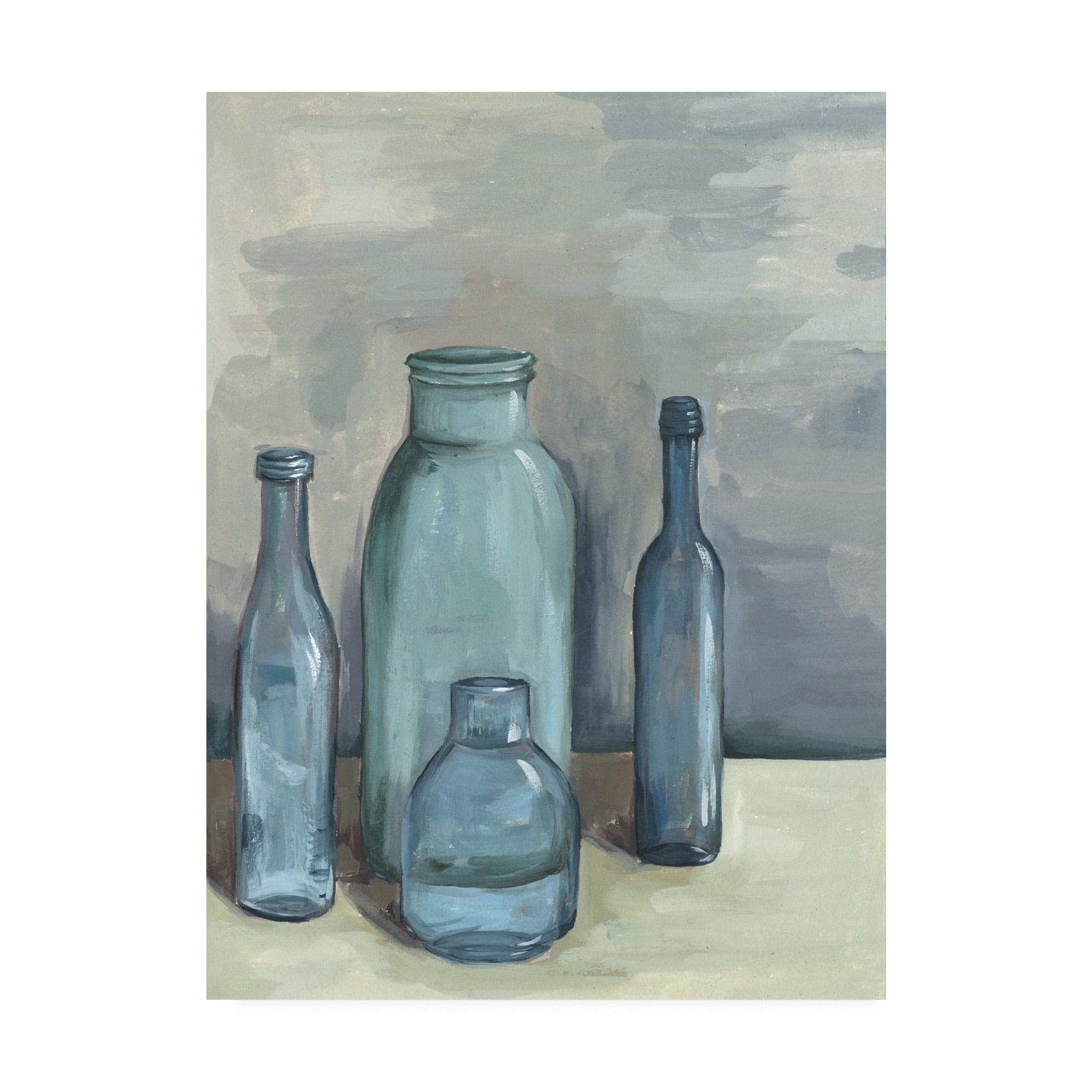 Trademark Fine Art 'Still Life with Bottles I' Canvas Art by Melissa Wang