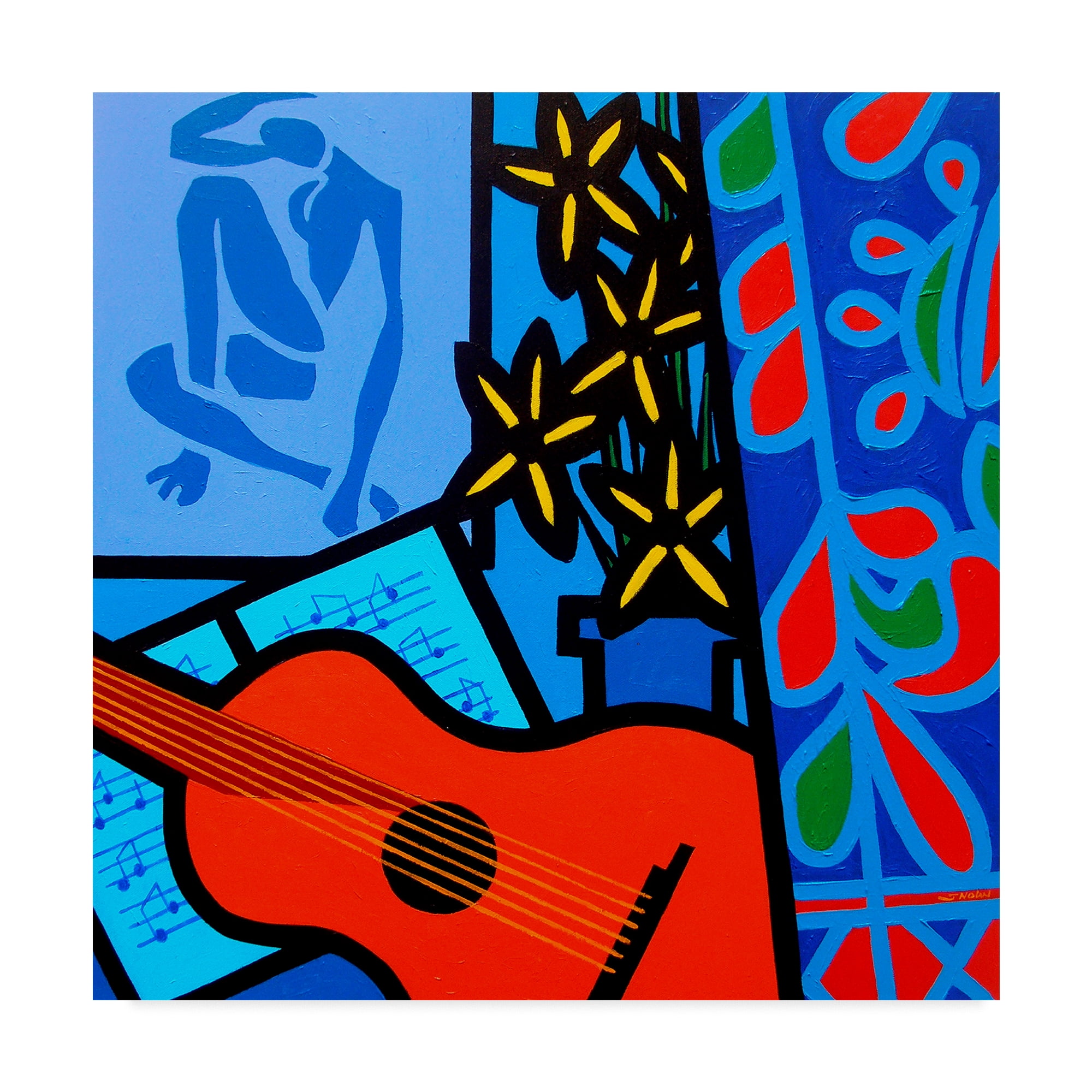 Trademark Fine Art 'Still Life with Matisse 2' Canvas Art by John Nolan
