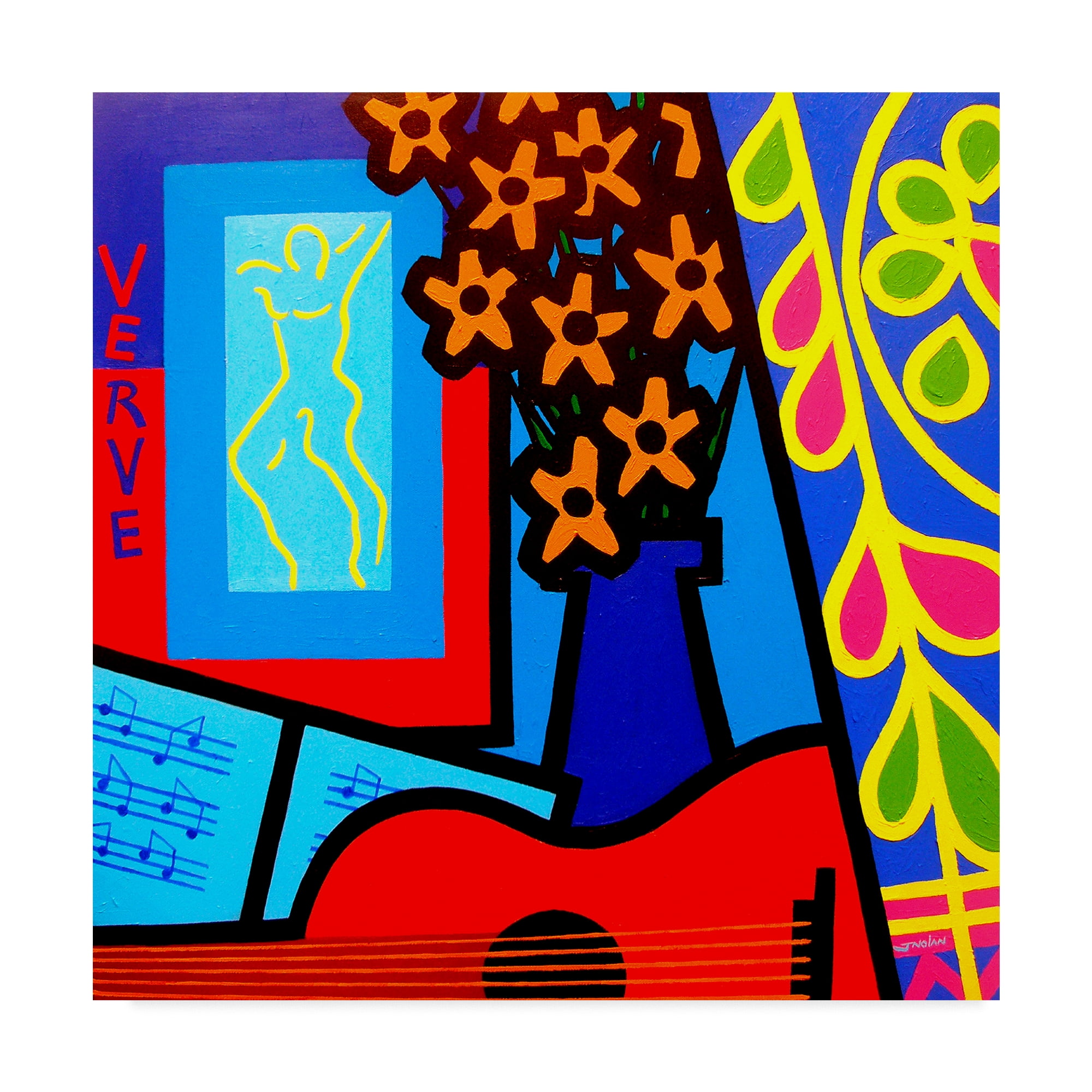 Trademark Fine Art 'Still Life with Matisses Verve' Canvas Art by John Nolan
