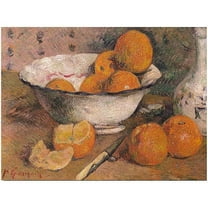 Trademark Fine Art "Still Life with Oranges 1881" Canvas Art by Paul Gauguin