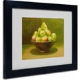 thumbnail image 1 of Trademark Fine Art "Still Life with Pears" Canvas Art by Rio, Black Frame, 1 of 3