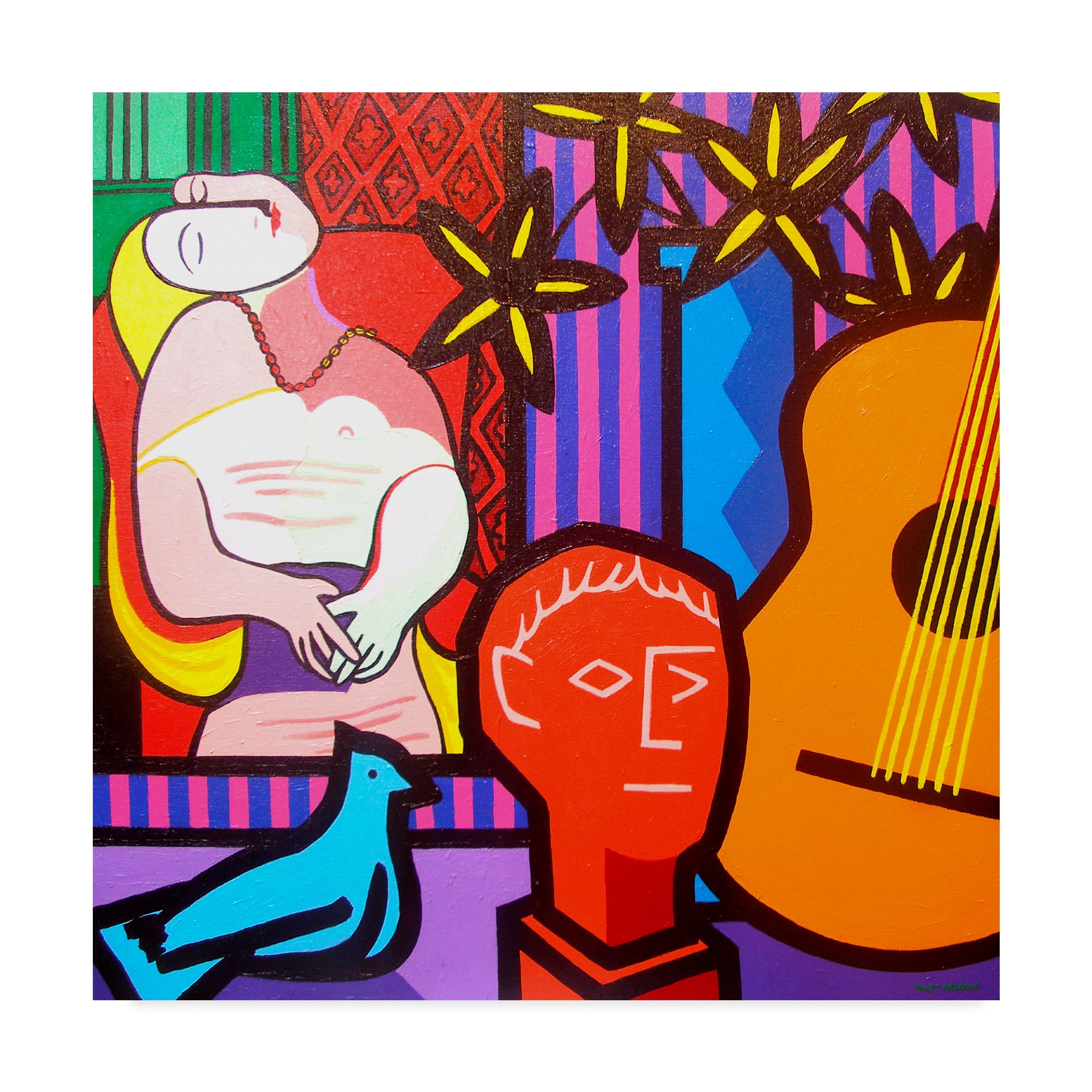 Trademark Fine Art 'Still Life with Picassos Dream' Canvas Art by John Nolan