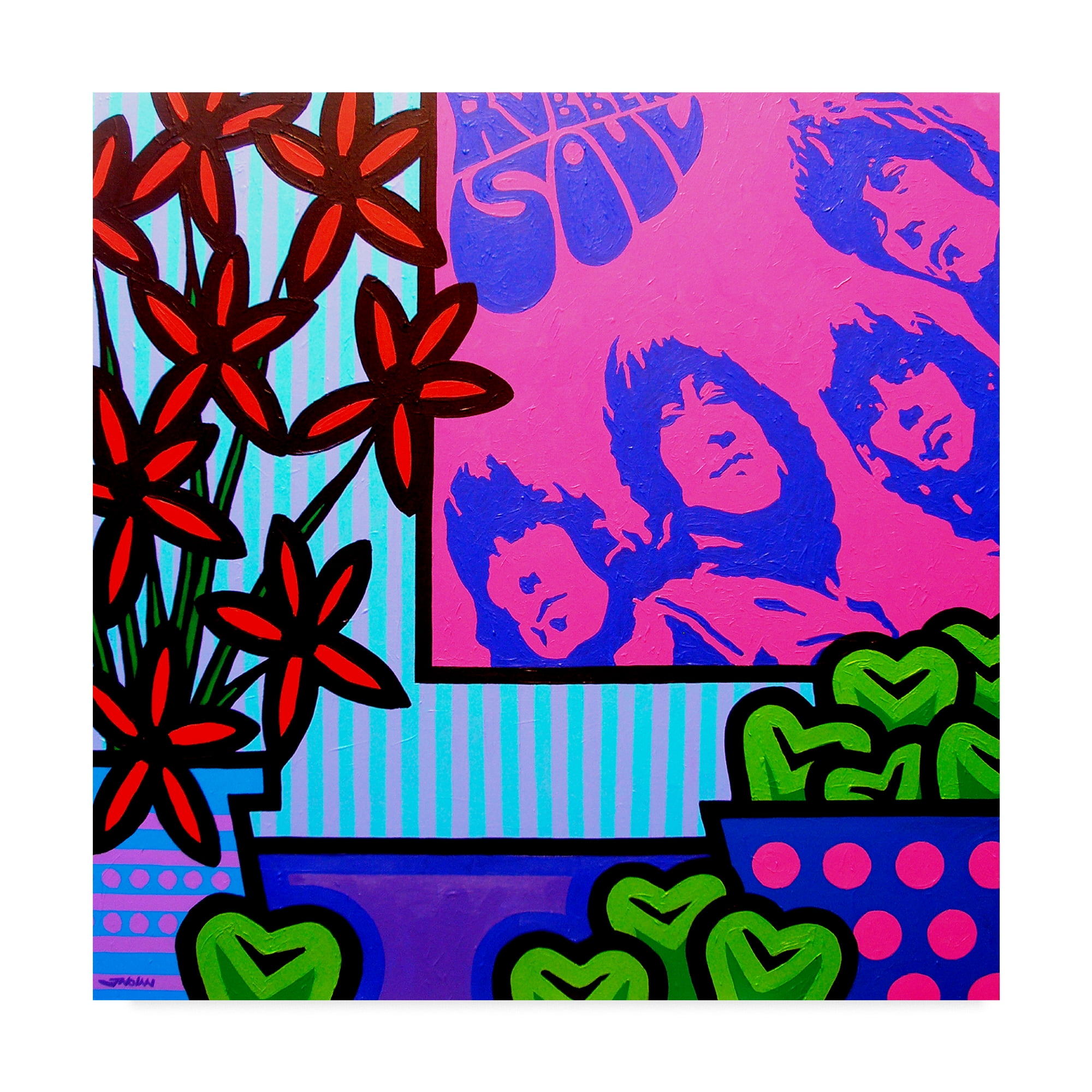 Trademark Fine Art 'Still Life with The Beatles' Canvas Art by John Nolan