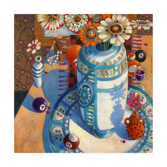 Trademark Fine Art 'Still life with Billiard Balls' Canvas Art by David Galchutt