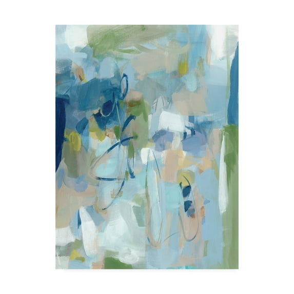 Trademark Fine Art 'Stillness Abstract' Canvas Art by Christina Long