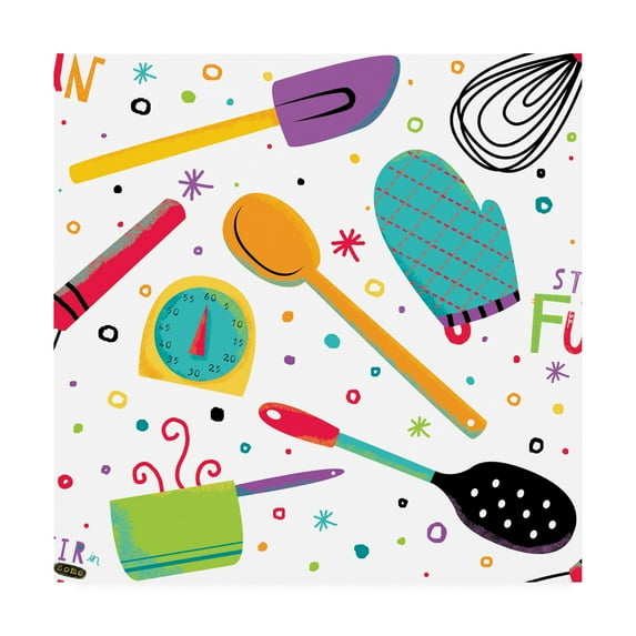 Trademark Fine Art 'Stir Crazy half drop 1' Canvas Art by Holli Conger