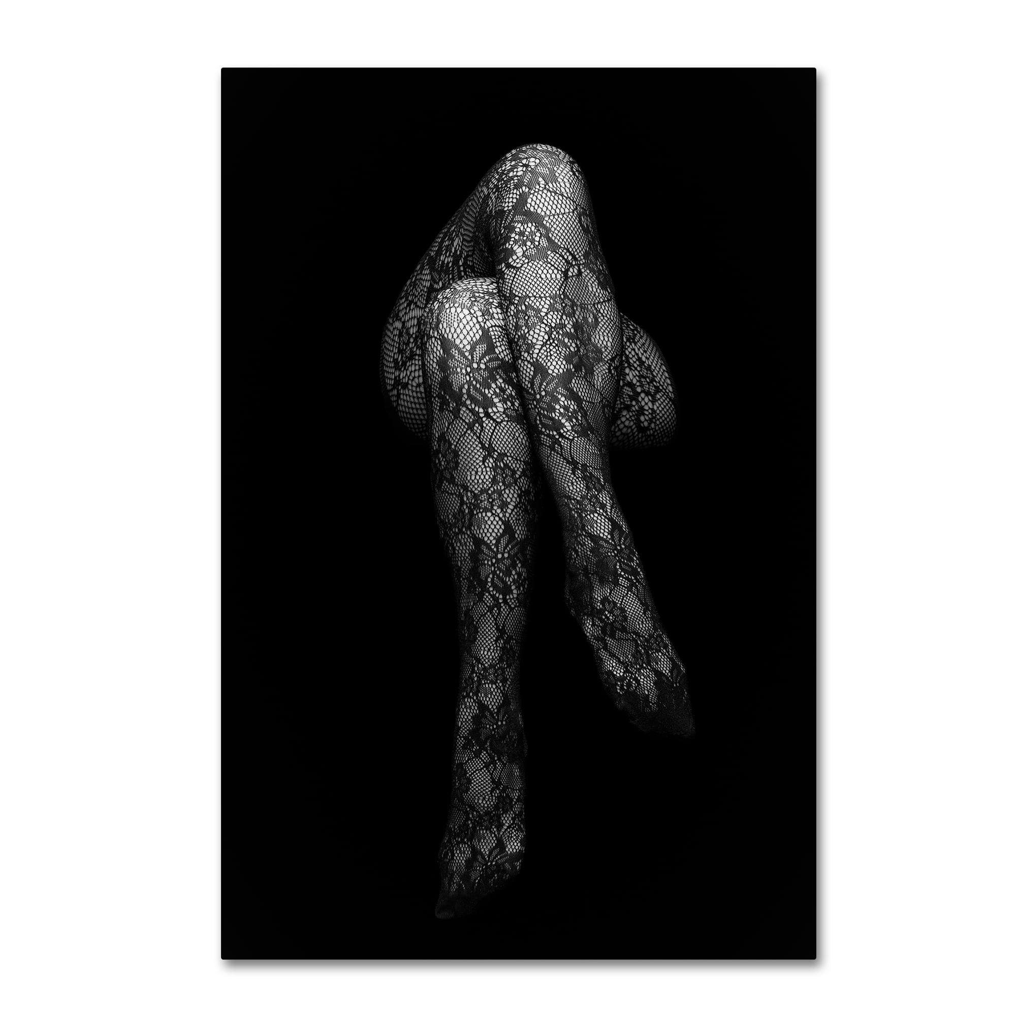 Trademark Fine Art 'Stockings' Canvas Art by Nandor Laszlo