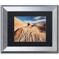 thumbnail image 1 of Trademark Fine Art 'Stone on Fire' Canvas Art by Michael Blanchette Photography, Black Matte, Silver Frame, 1 of 4
