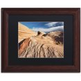 thumbnail image 1 of Trademark Fine Art 'Stone on Fire' Canvas Art by Michael Blanchette Photography, Black Matte, Wood Frame, 1 of 4