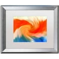thumbnail image 1 of Trademark Fine Art "Storm At Sea 3" Canvas Art by Amy Vangsgard White Matte, Silver Frame, 1 of 4