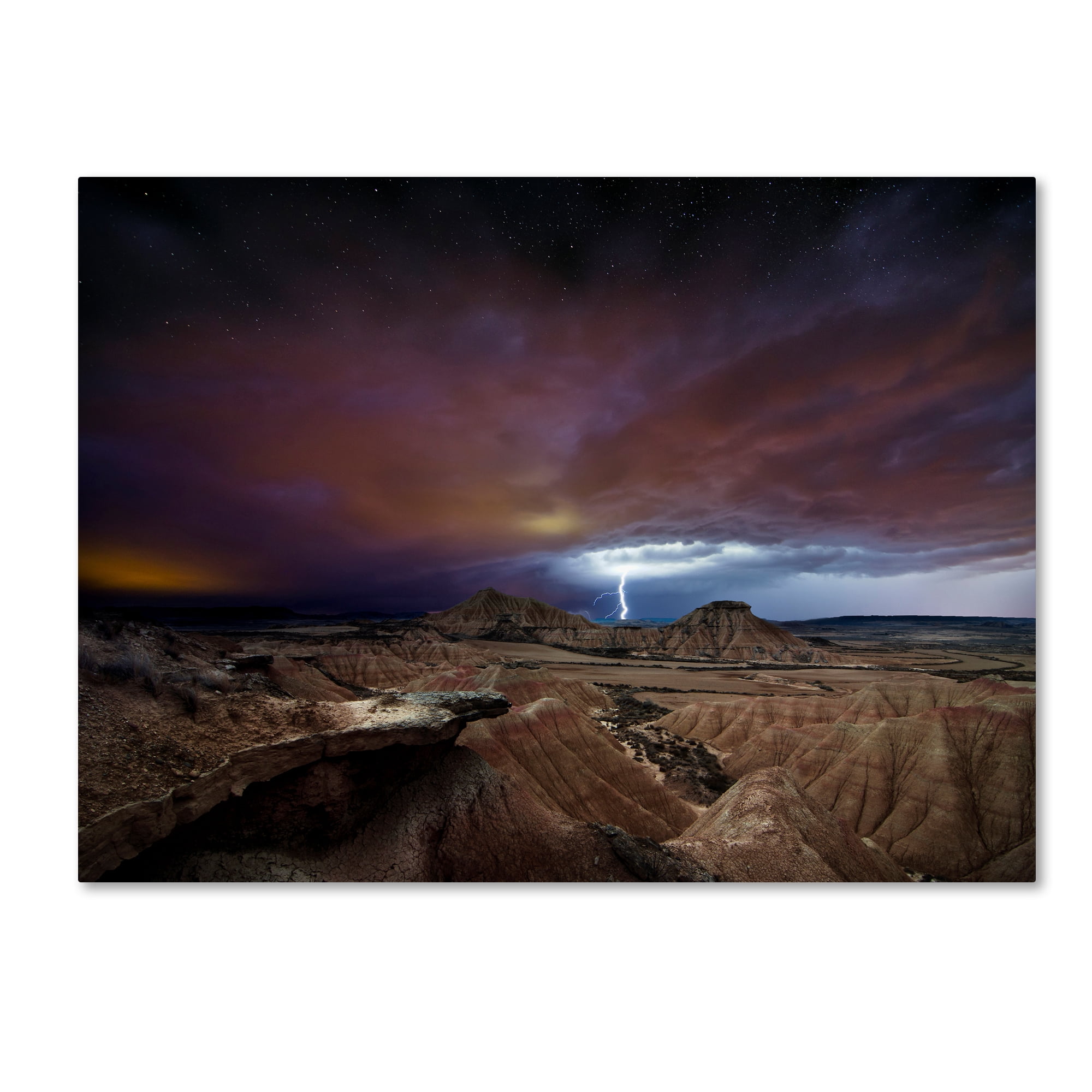 Trademark Fine Art 'Storm' Canvas Art by Inigo Cia
