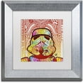 thumbnail image 1 of Trademark Fine Art 'Stormtrooper II' Canvas Art by Dean Russo, White Matte, Silver Frame, 1 of 4