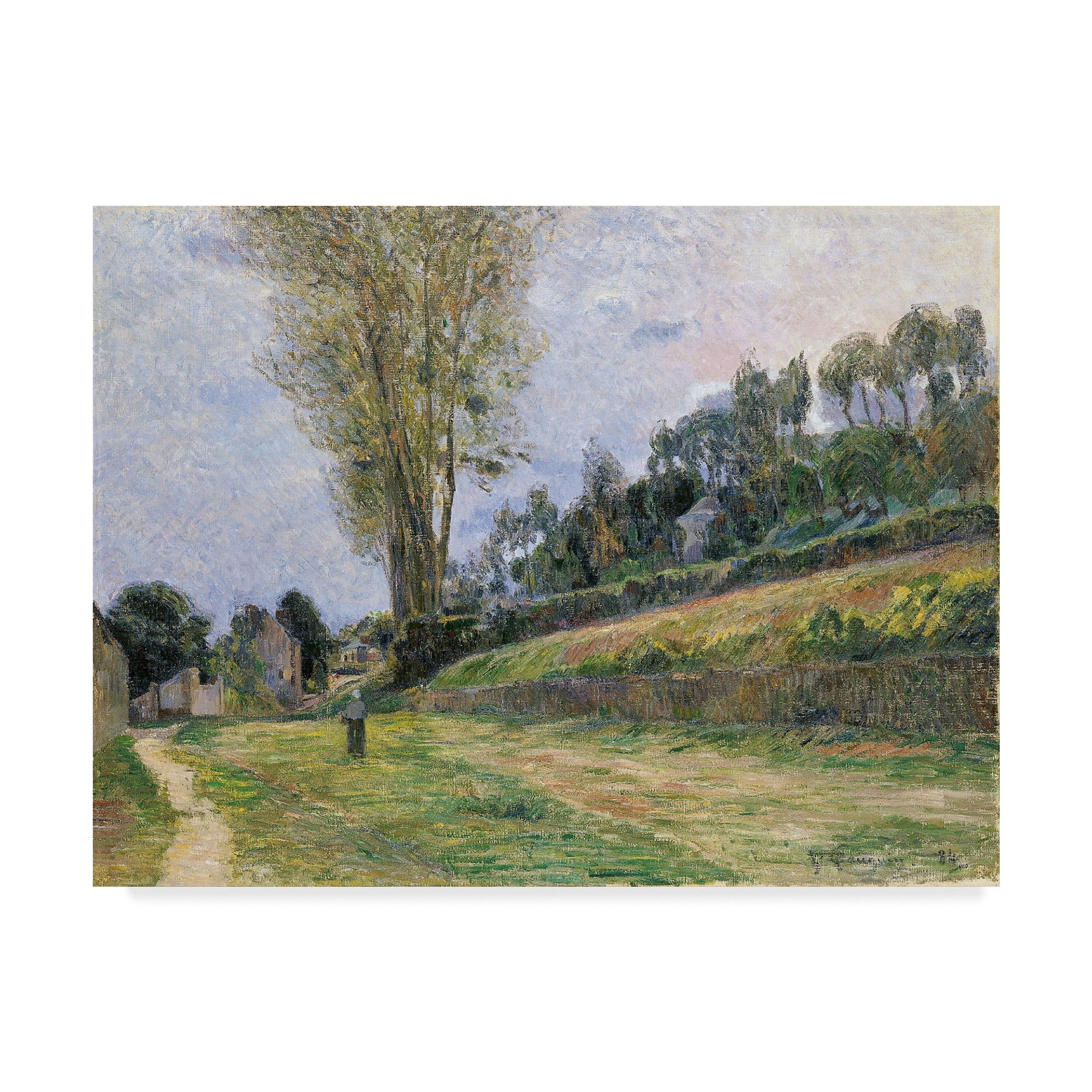 Trademark Fine Art 'Street In Rouen' Canvas Art by Paul Gauguin