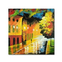 Trademark Fine Art "Street Light" Canvas Art by Ricardo Tapia