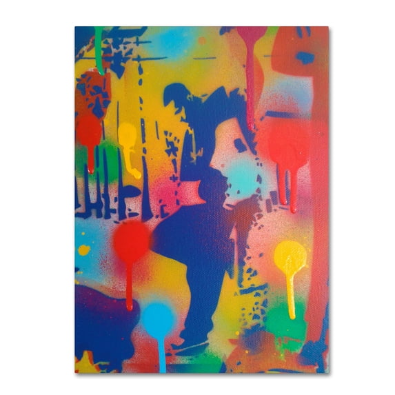 Trademark Fine Art 'Street Scene 1' Canvas Art by Abstract Graffiti