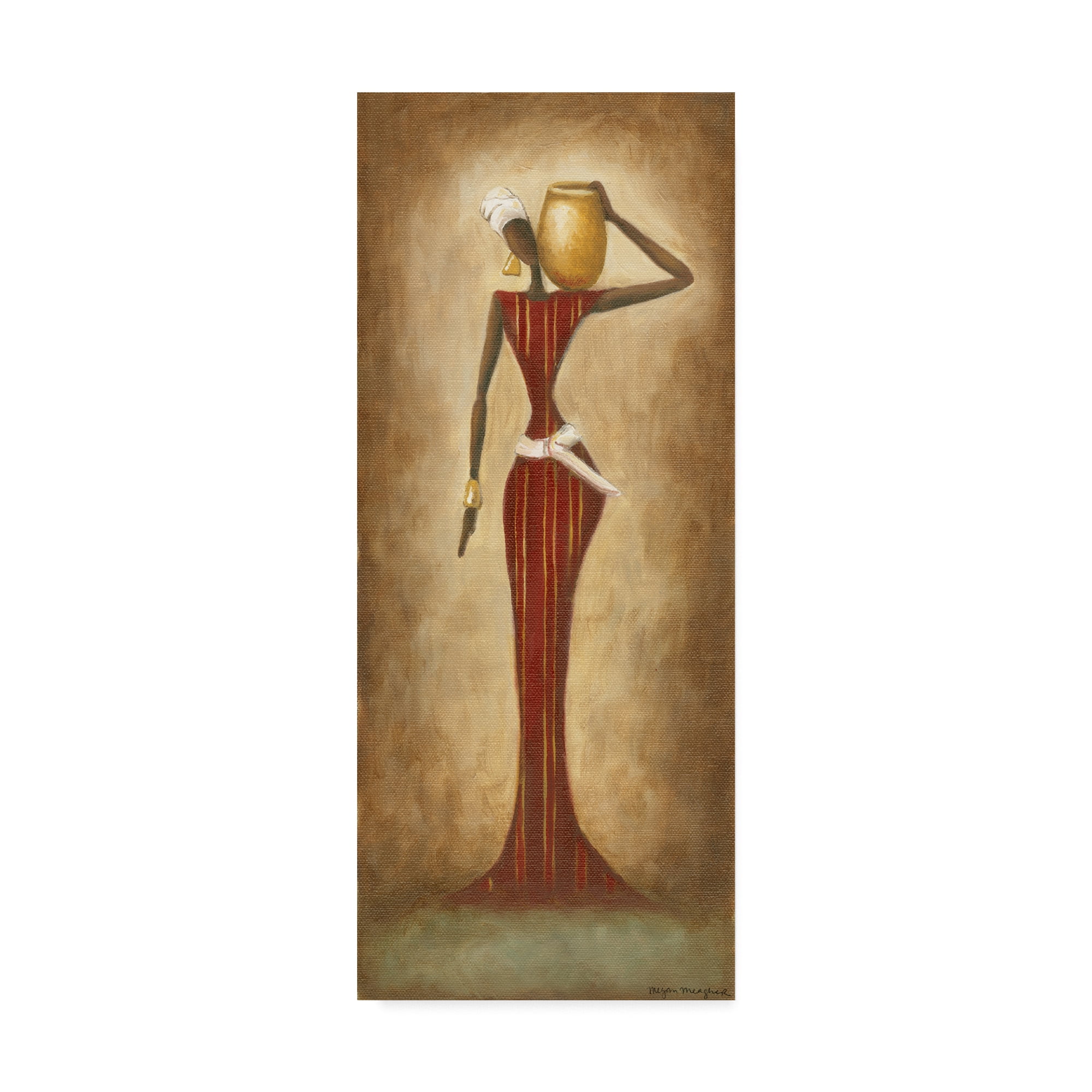 Trademark Fine Art 'Strength Woman' Canvas Art by Megan Meagher