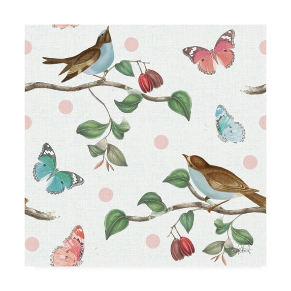 Trademark Fine Art 'Studio Botanicals Pattern V' Canvas Art by Katie Pertiet