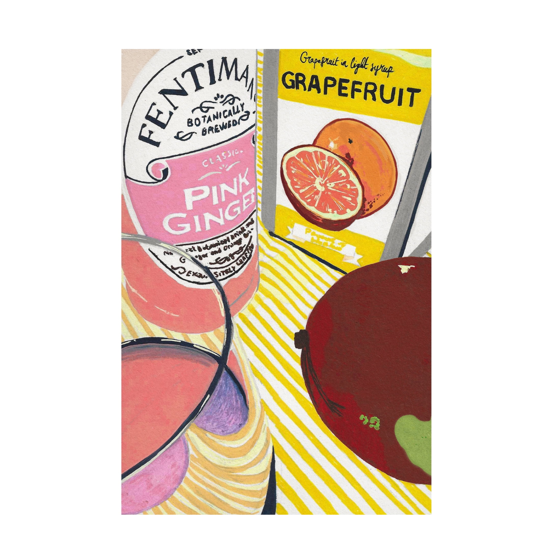 Trademark Fine Art Studio Mandariini Fentimans Pink Ginger Canvas Wall Art