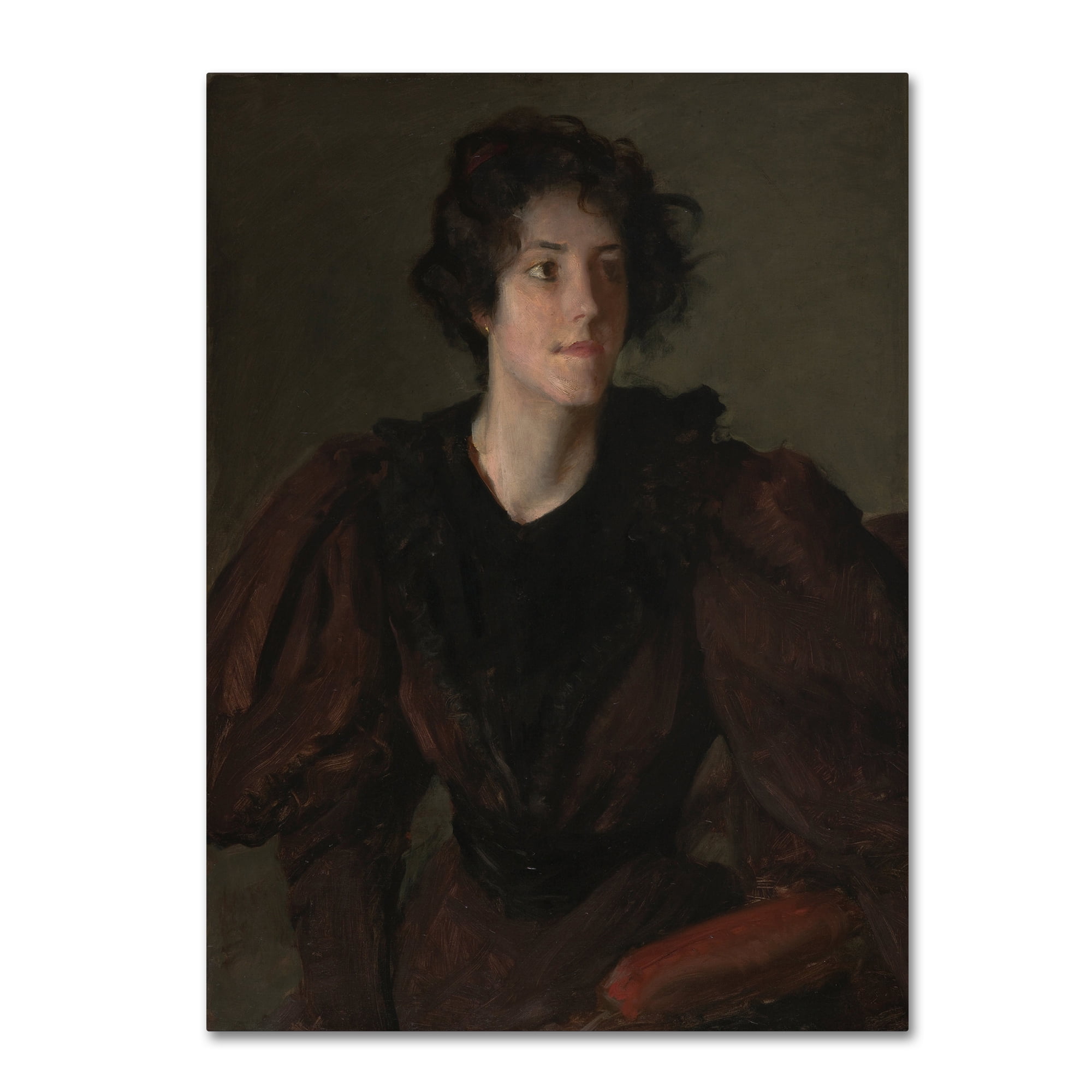 Study of a Young Woman Gallery-Wrapped Canvas Art