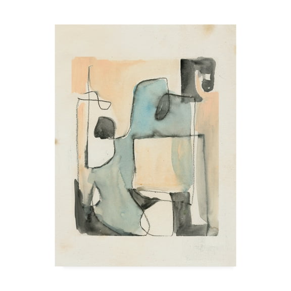 Trademark Fine Art 'Subdued Abstract II' Canvas Art by Jennifer Paxton Parker