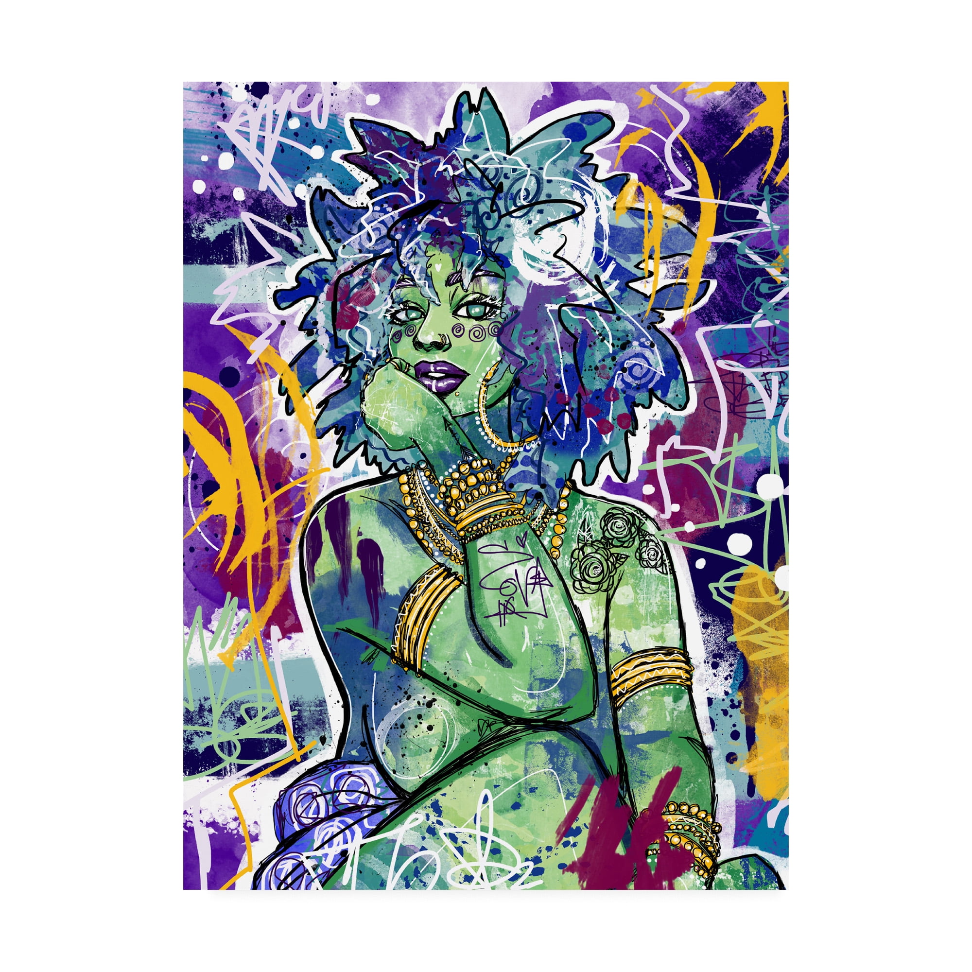 Trademark Fine Art 'Subira' Canvas Art by Justin Copelan