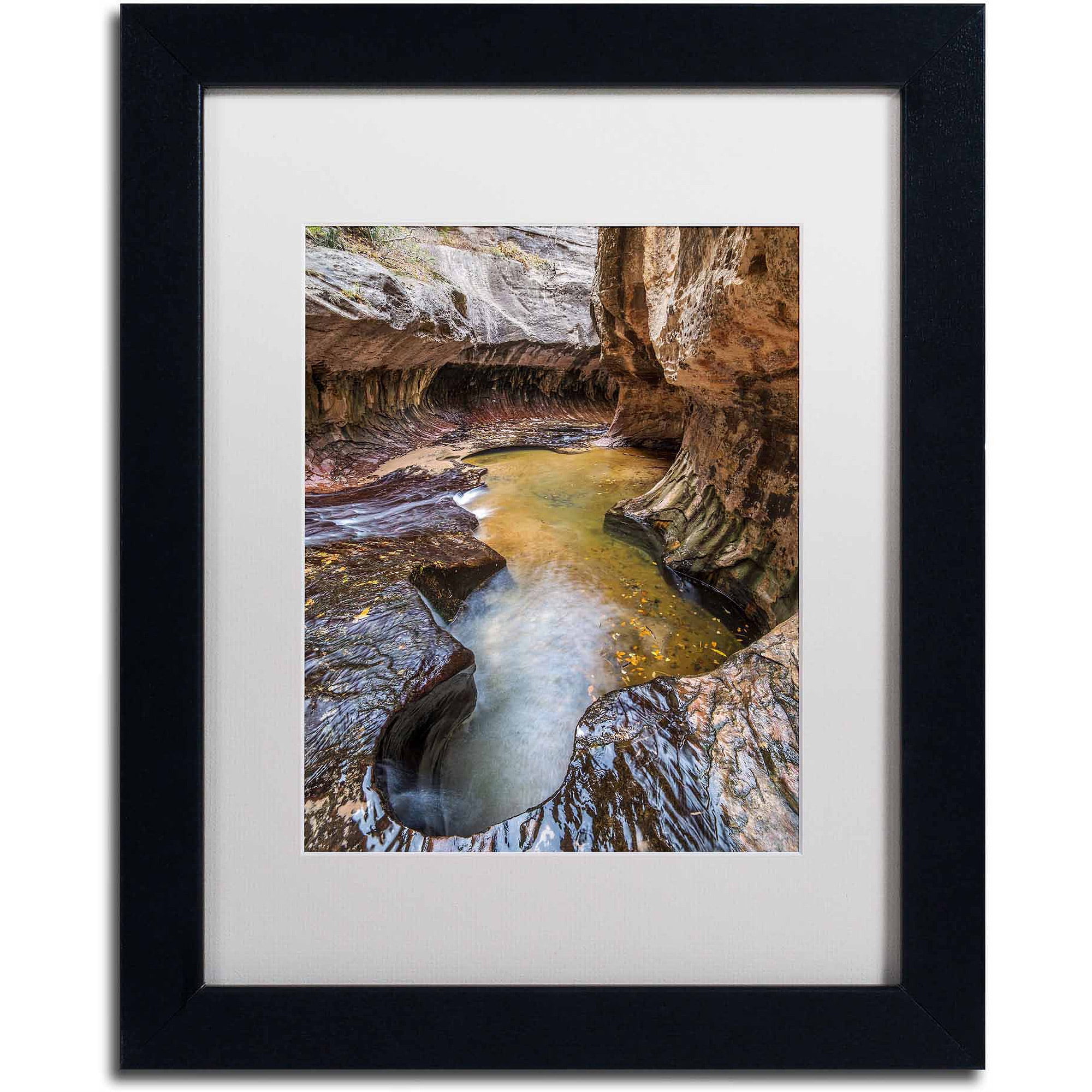 Trademark Fine Art "Subway 14mm" Canvas Art by Pierre Leclerc, White Matte/Black Frame