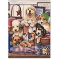 thumbnail image 1 of Trademark Fine Art 'Suds and Pups' Canvas Art by Jenny Newland, 1 of 3