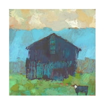 Trademark Fine Art Sue Jachimiec  Pongo Barn Canvas Wall Art