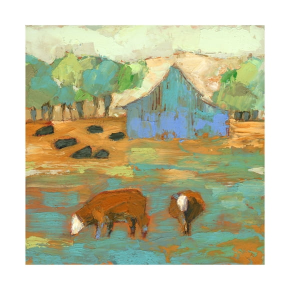 Trademark Fine Art Sue Jachimiec  Powhatan Barn Canvas Wall Art