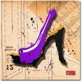 thumbnail image 1 of Trademark Fine Art "Suede Heel Purple" Canvas Art by Roderick Stevens, 1 of 3