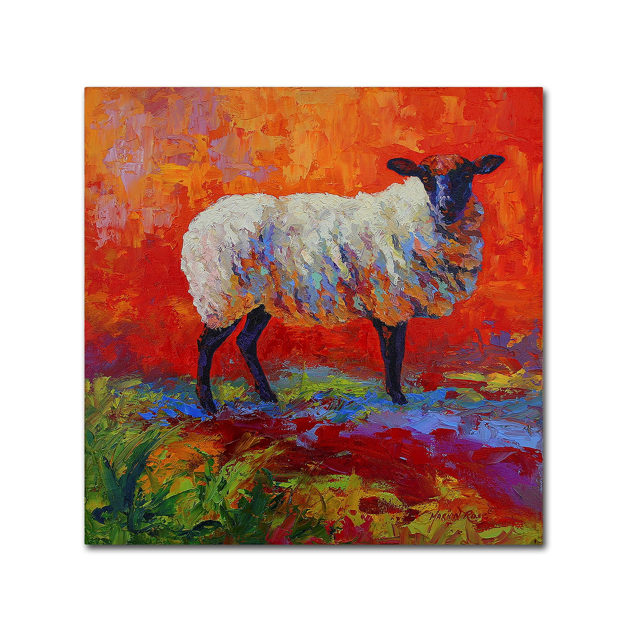 Trademark Fine Art 'Suffolk Abstract' Canvas Art by Marion Rose